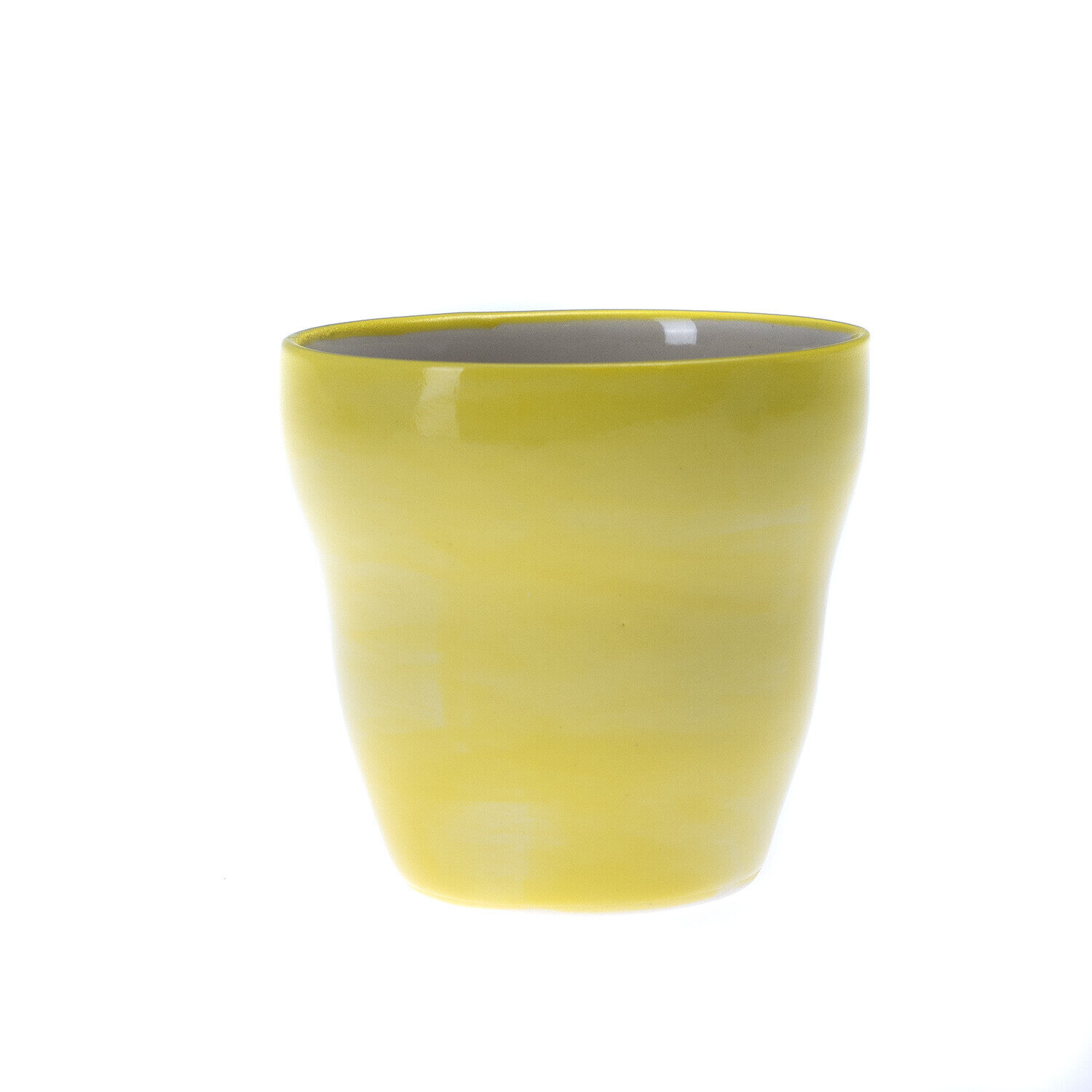 Liten gul kopp uten hank