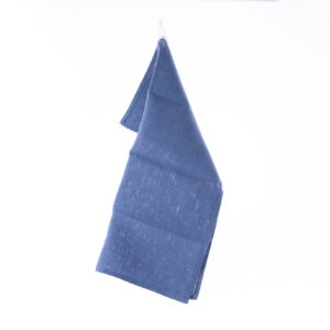 Blått lin kjøkkenhåndkle